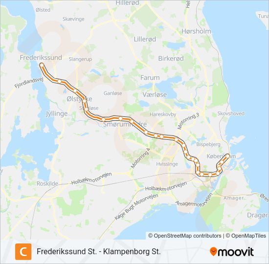 C Train Line Map