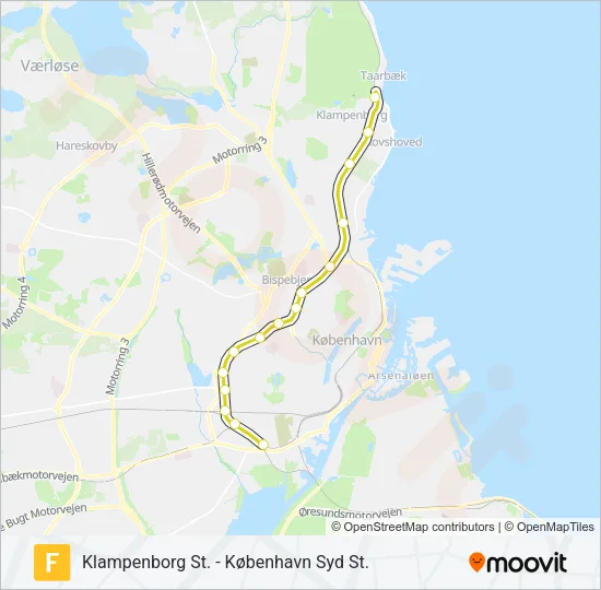 F Train Line Map