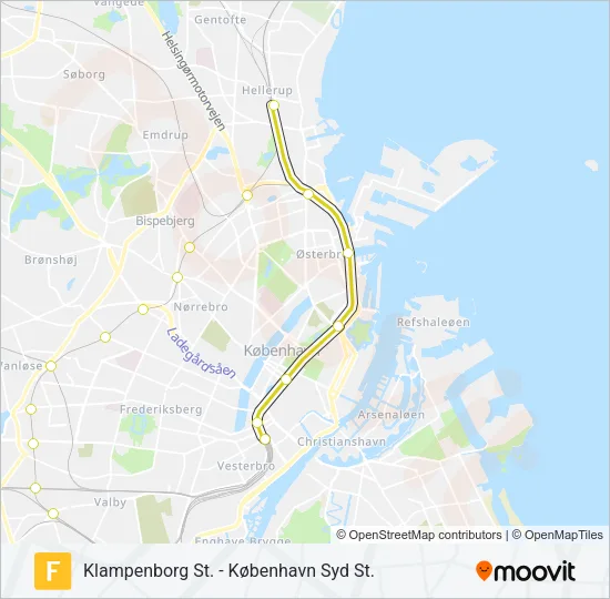 F Train Line Map
