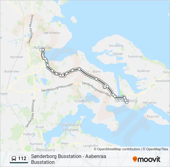 112 Bus Line Map
