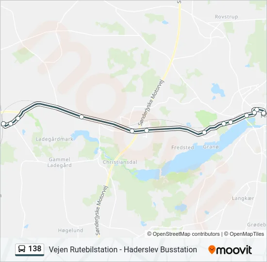 138 Bus Line Map