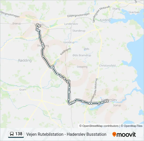 138 Bus Line Map