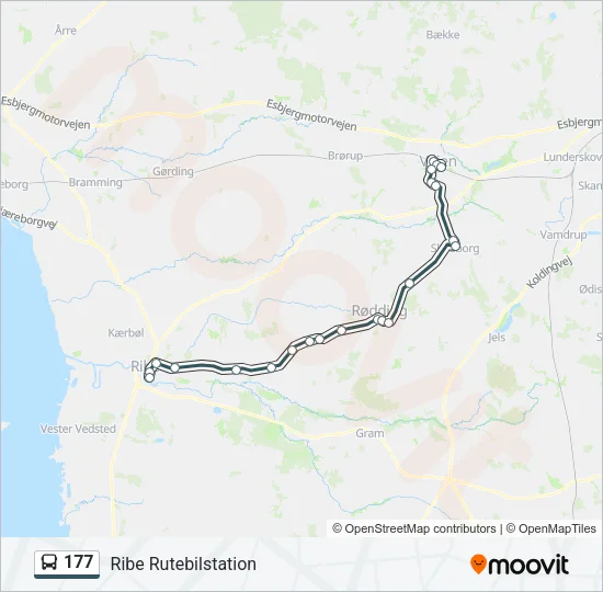 177 Bus Line Map
