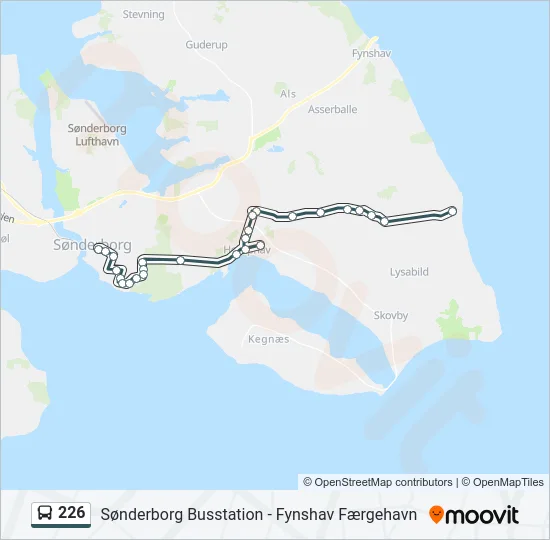 226 Bus Line Map