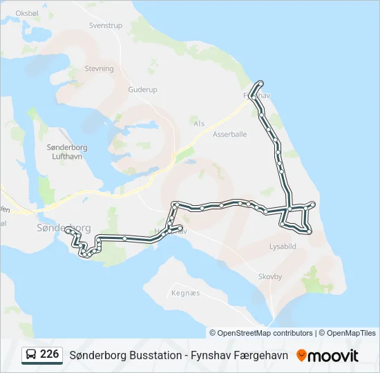 226 Bus Line Map