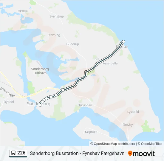 226 Bus Line Map