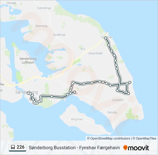 226 Bus Line Map