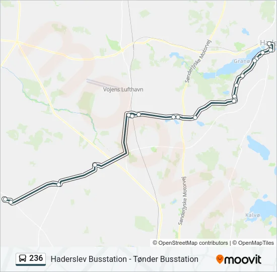 236 Bus Line Map