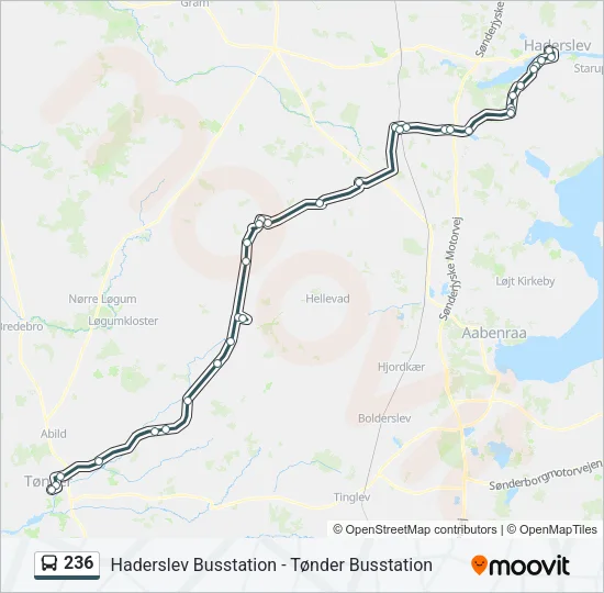 236 Bus Line Map