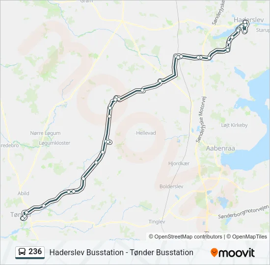 236 Bus Line Map