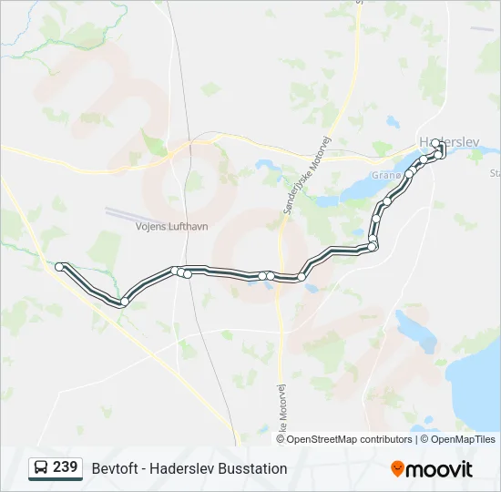 239 Bus Line Map