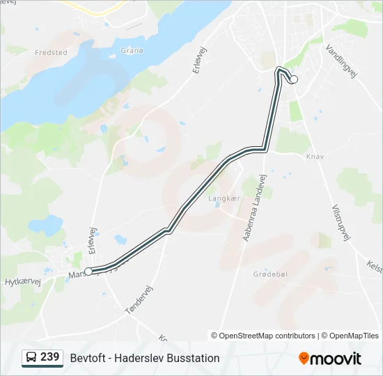 239 Bus Line Map