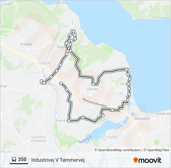 350 Bus Line Map