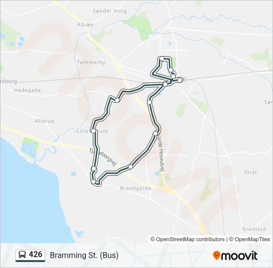 426 Bus Line Map