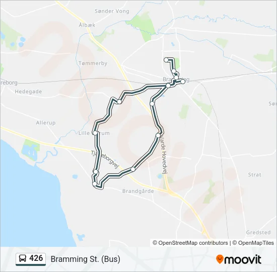 426 Bus Line Map