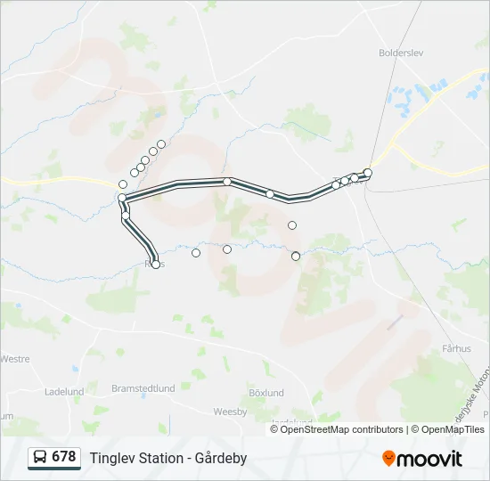 678 Bus Line Map