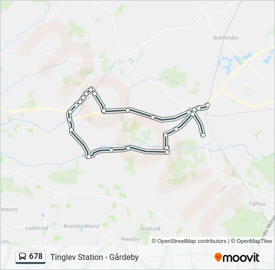 678 Bus Line Map