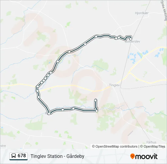 678 Bus Line Map