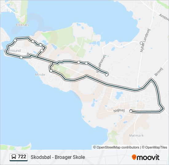 722 Route: Schedules, Stops & Maps - Broager (Updated)