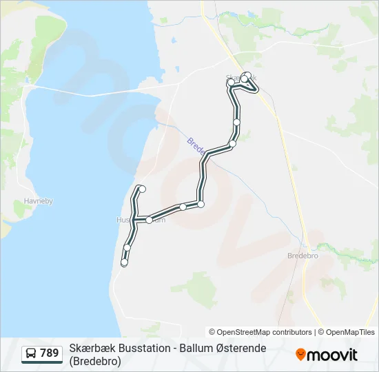 789 Bus Line Map