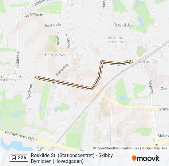 226 Bus Line Map