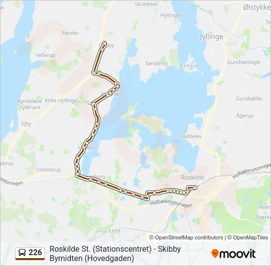 226 Bus Line Map
