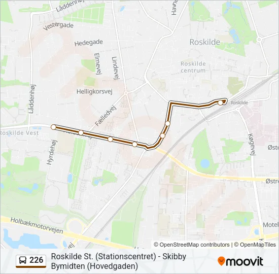 226 Bus Line Map