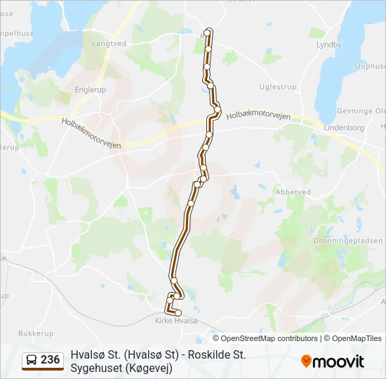 236 Bus Line Map