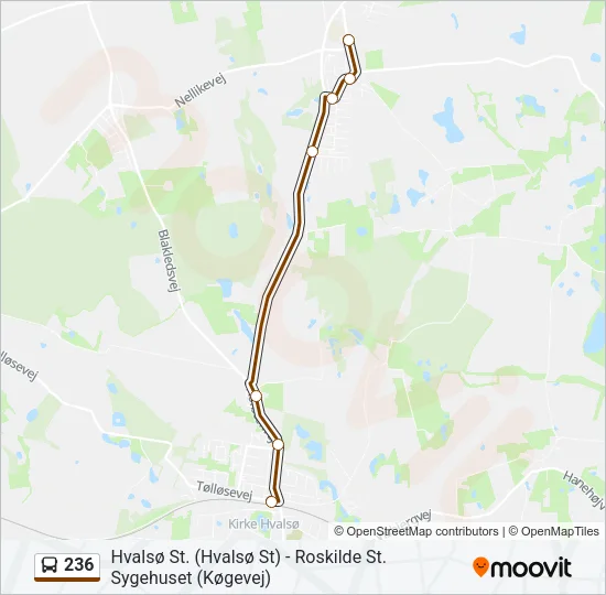236 Bus Line Map