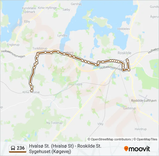 236 Bus Line Map
