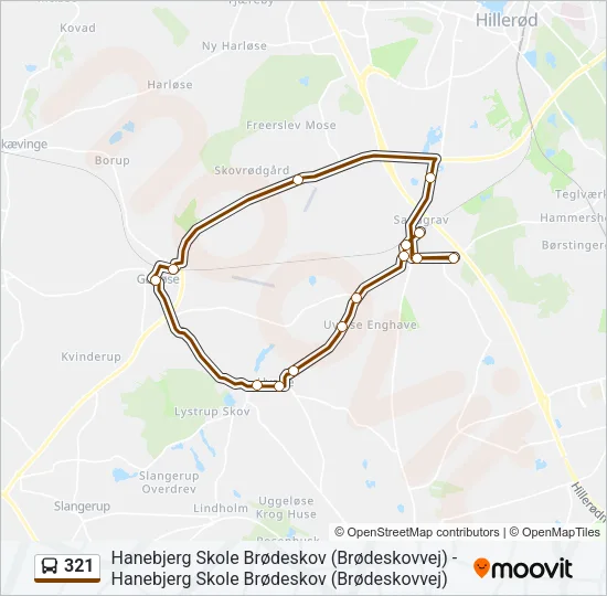 321 Bus Line Map