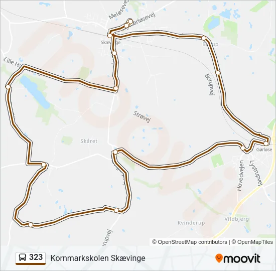 323 Bus Line Map