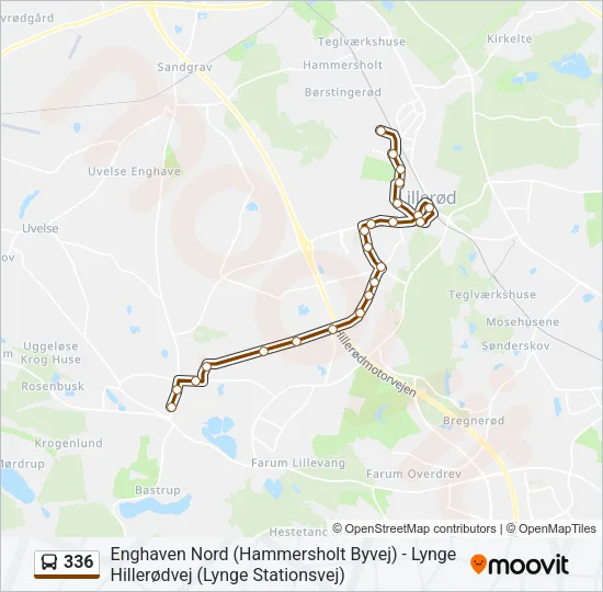 336 Bus Line Map