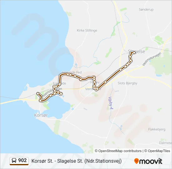 902 Bus Line Map
