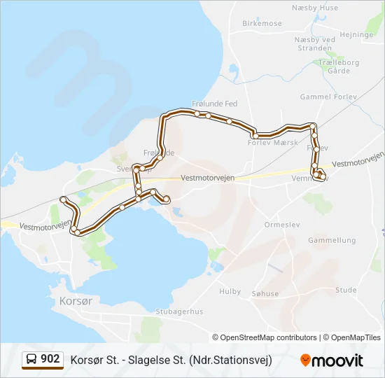 902 Bus Line Map