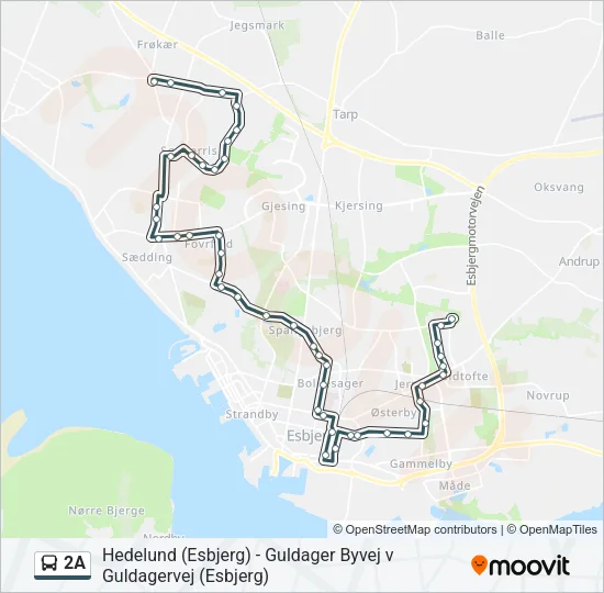 2A Bus Line Map