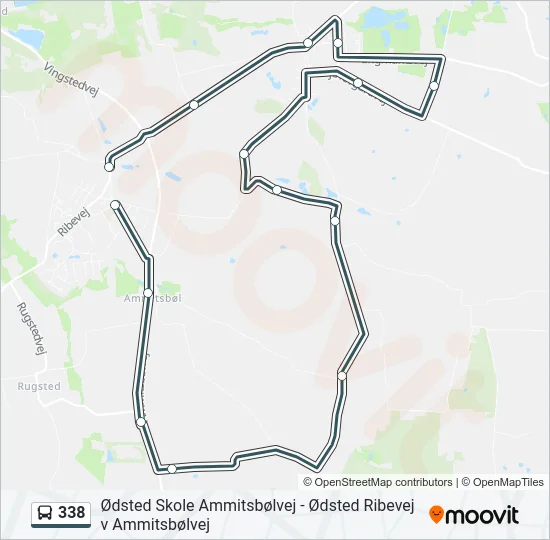 338 Bus Line Map