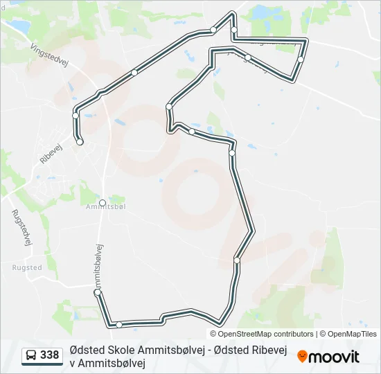338 Bus Line Map