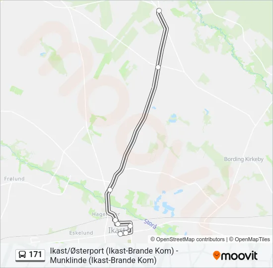 171 Bus Line Map
