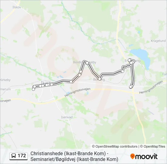 172 Bus Line Map