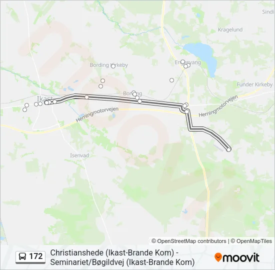 172 Bus Line Map