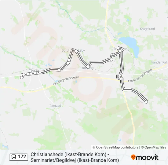 172 Bus Line Map
