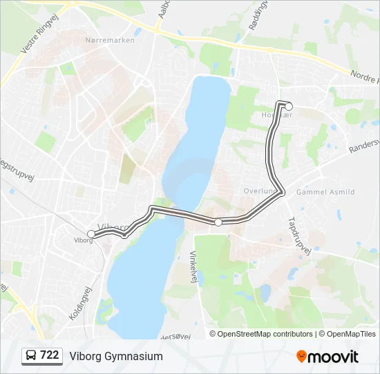 722 Bus Line Map