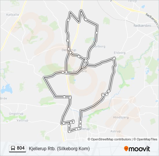 804 bus Line Map