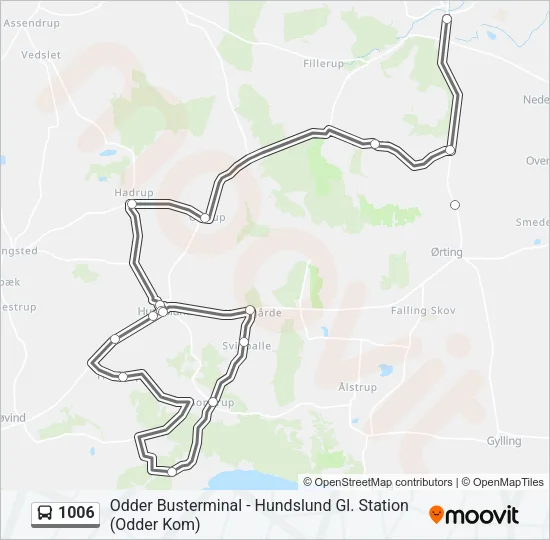 1006 Bus Line Map