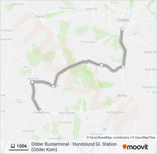 1006 Bus Line Map