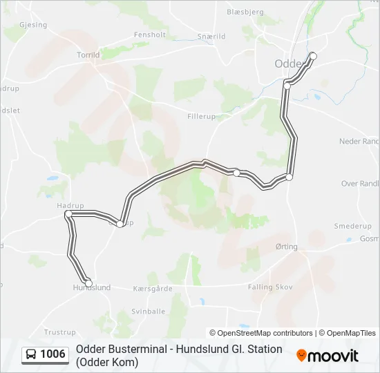 1006 Bus Line Map