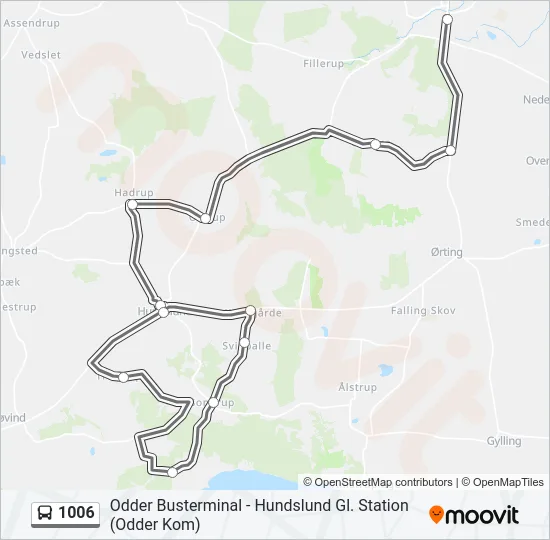 1006 Bus Line Map