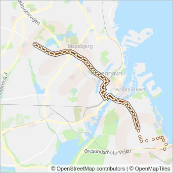 5C Bus Line Map