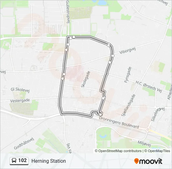 102 Bus Line Map
